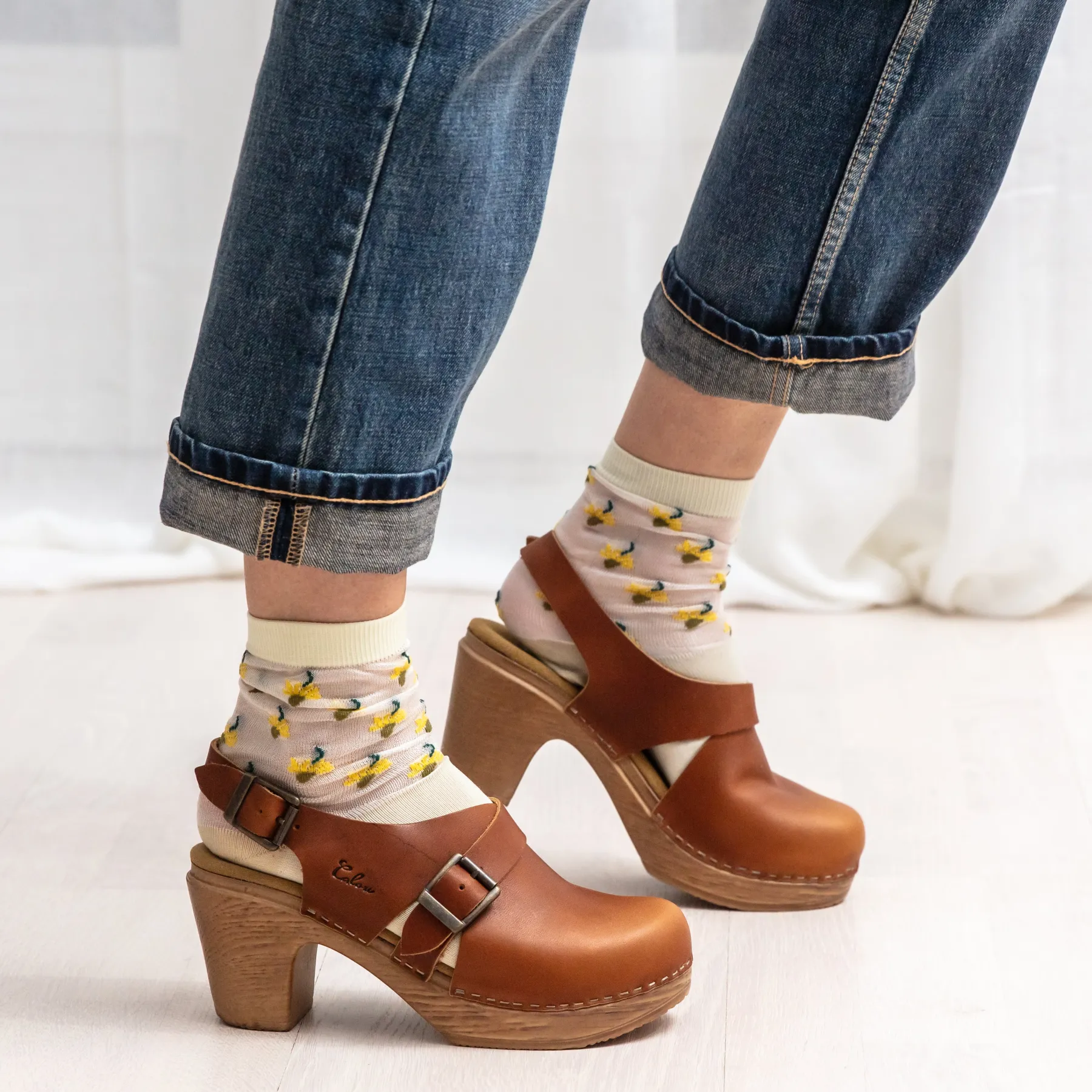 Calou Stockholm High Heel Soft Clogs^Astrid