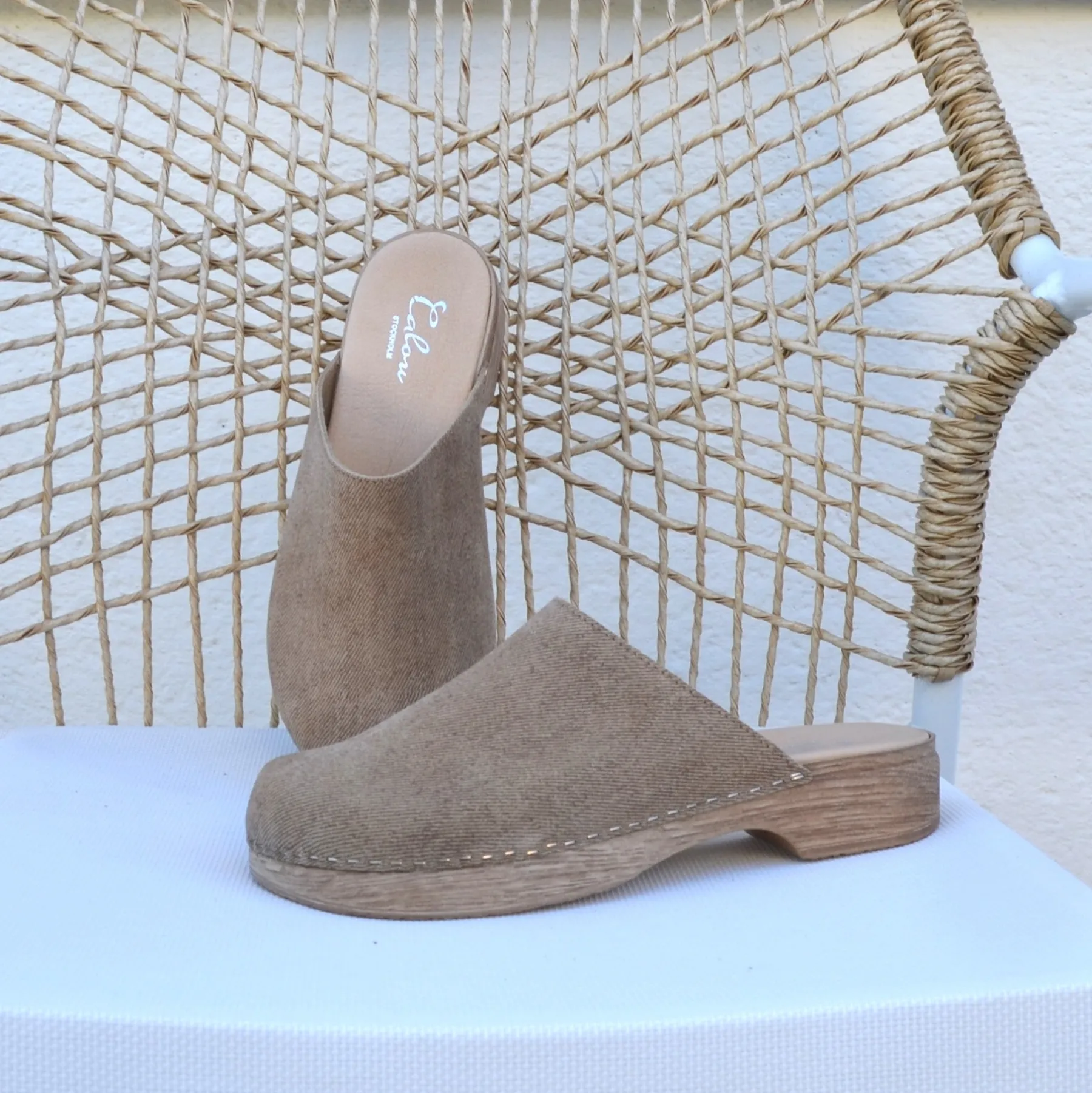 Calou Stockholm Low Heel Soft Clogs^Helena
