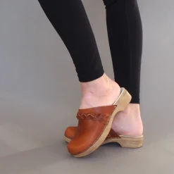 Calou Stockholm Low Heel Soft Clogs^Helena Braid