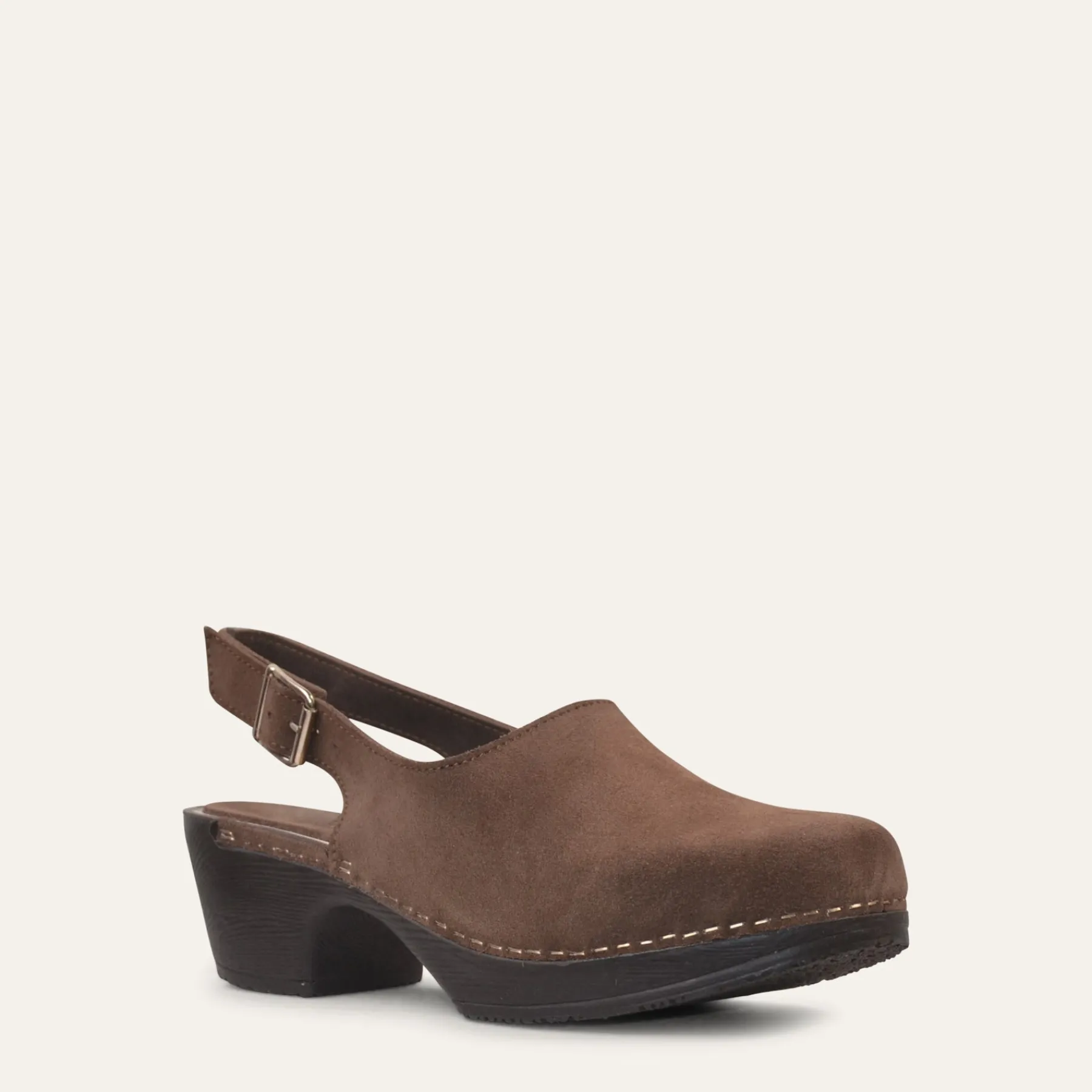 Calou Stockholm Low Heel Soft Clogs^Lilja