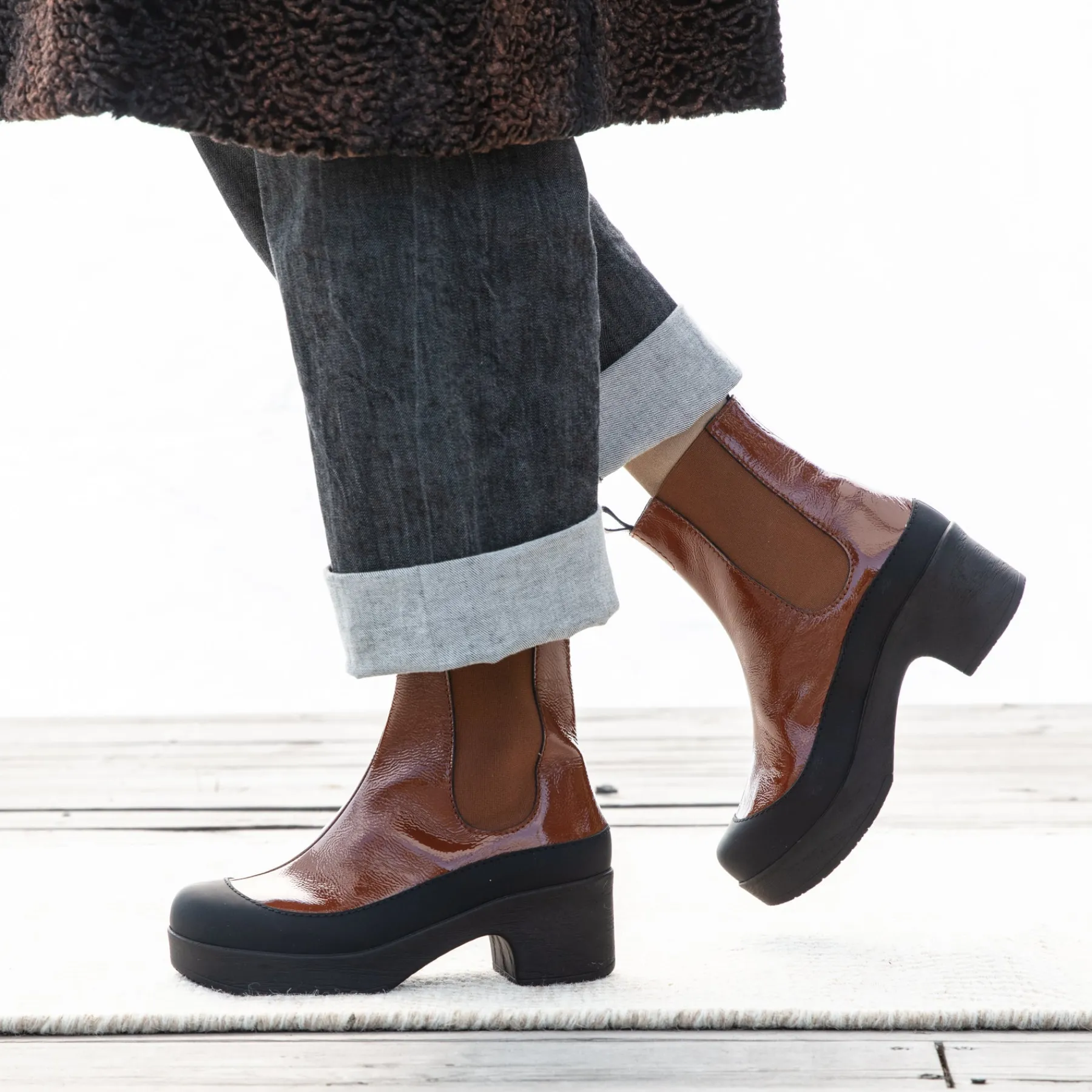 Calou Stockholm Sale/archive^Susie Boot Tan Patent